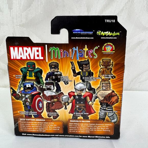 5 for $25| Marvel Minimates Fighting Chance Captain America &‎ Falcon TRU - Picture 3 of 8